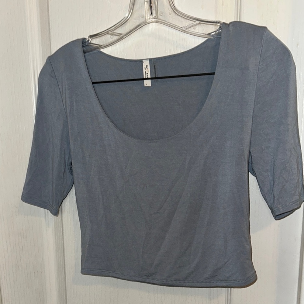 Women's Blue/Gray Top